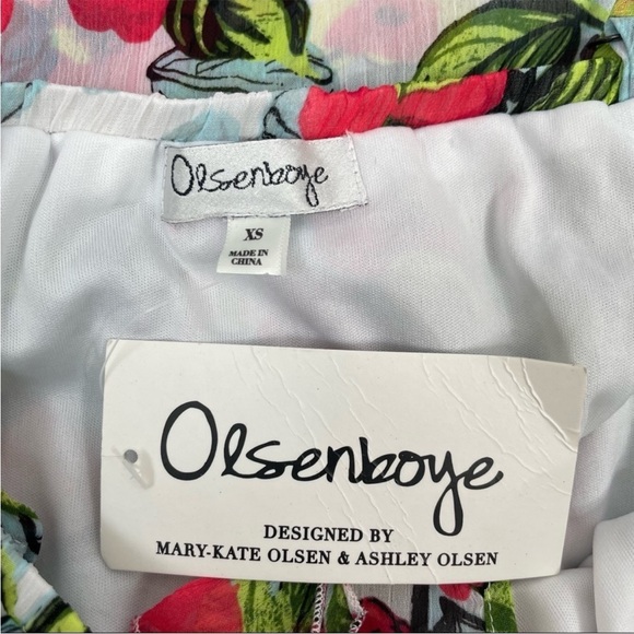 OLSENBOYE Floral Print Ruffle Maxi Dress - Picture 7 of 9